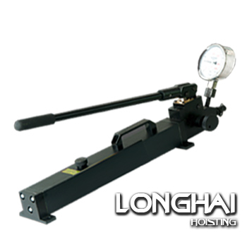 帶壓力表手動液壓泵
