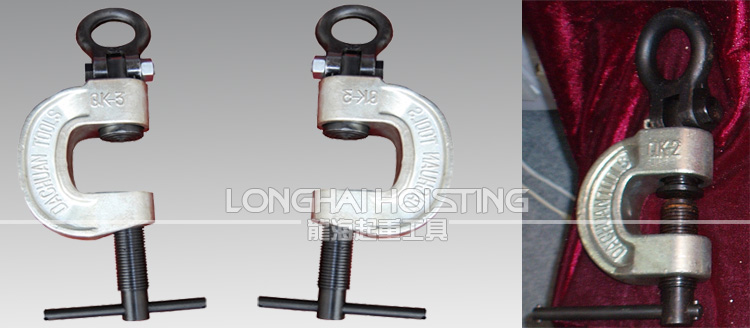 萬向螺旋鎖緊鋼板吊鉗圖片 萬向螺旋鎖緊鋼板吊鉗圖片