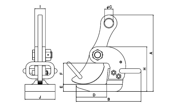 CH-NW三木水平吊鉗