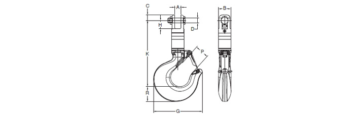 臺灣YOKE 8-308重力旋轉環尺寸