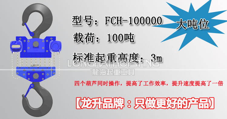 100噸手拉葫蘆 100噸手拉葫蘆