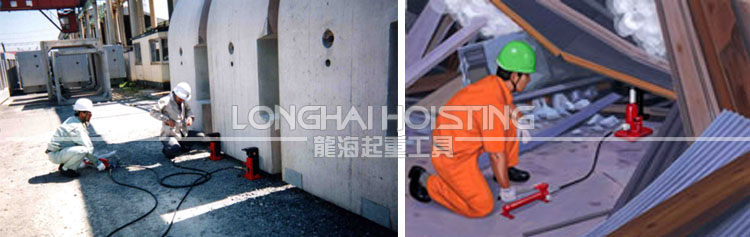 K1-150S分離式爪式千斤頂應用 K1-150S分離式爪式千斤頂應用