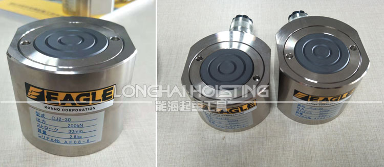 CJ2-30鷹牌薄型千斤頂實物