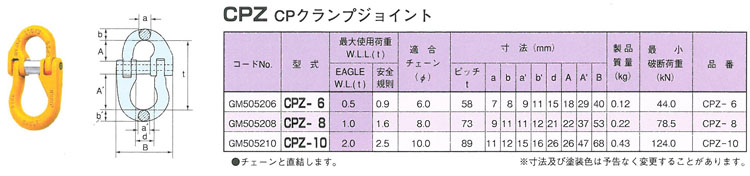 CPZ型鷹牌雙環扣