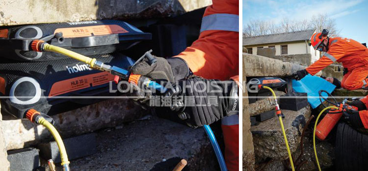 荷馬特holmatro救援起重氣墊應用