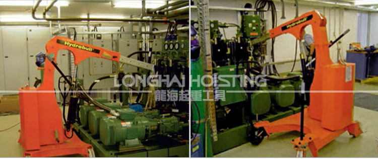 帶旋轉臂液壓小吊車輔助發動機維修 帶旋轉臂液壓小吊車輔助發動機維修