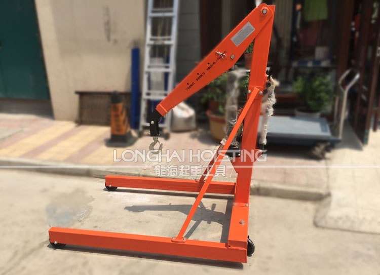 托盤式液壓小吊車實物