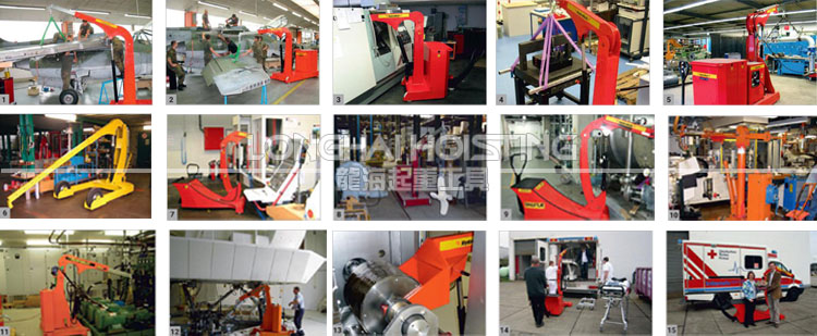 Hydrobull液壓小吊車應用