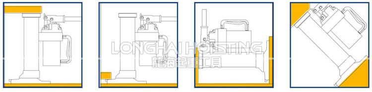 龍升低位爪式千斤頂使用方法 龍升低位爪式千斤頂使用方法